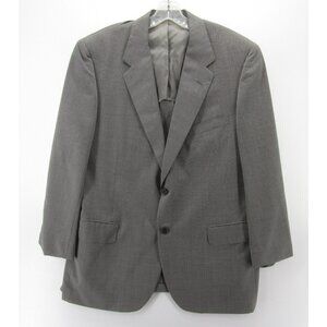 VINTAGE Oxford Clothes Sport Coat 42 Saks Blazer Wool Silk Unstructured
